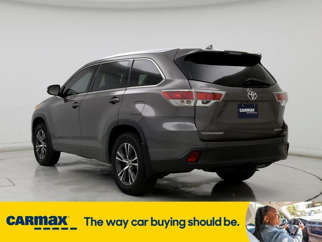 2016 toyota highlander xle