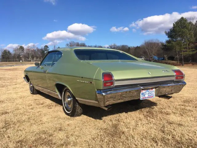 1969 chevelle malibu with only 38,683 original miles! this is a one owner car !