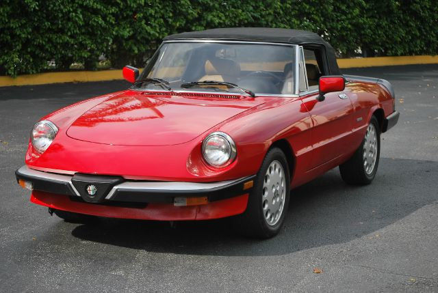 1989 alfa romeo spider red
