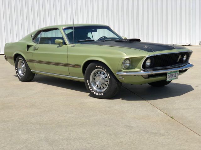 1969 mustang mach1 r-code, shaker hood, 4-speed, 428 scj, 4.30 drag pack