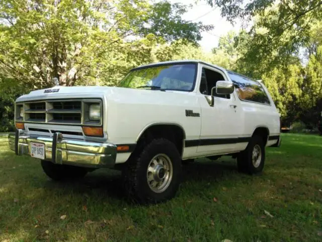 rust free 1989 dodge ramcharger, 318 auto