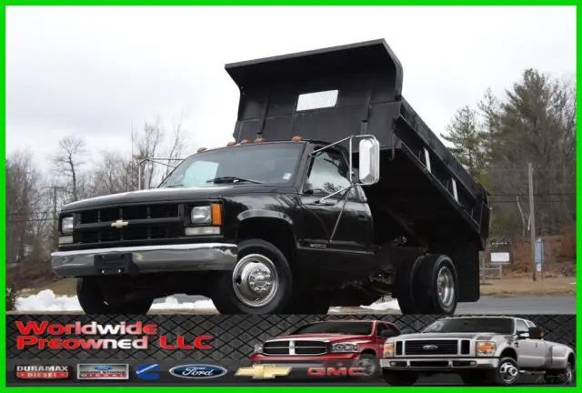 1995 chevrolet chevy regular cab c3500 dump truck 5.7l v8 gas 2wd used gmc 2x4