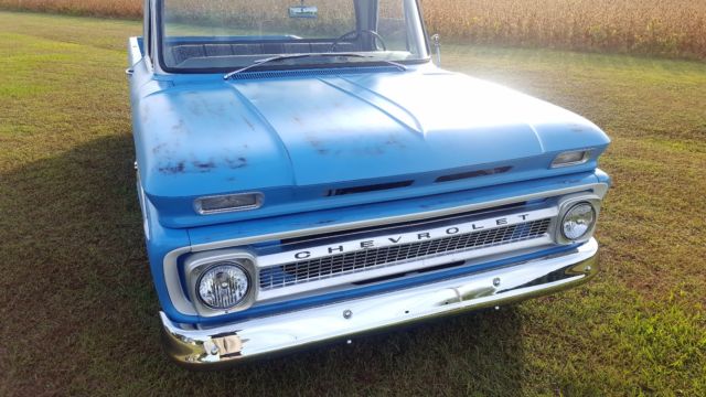 1964 chevrolet c10 pickup truck big back window long bed custom cab c-10 chevy