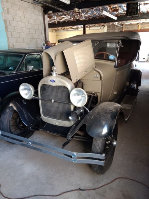 1928 model a phaeton, restored 1955, nicely preserved,nat'l show winner aaca 66'