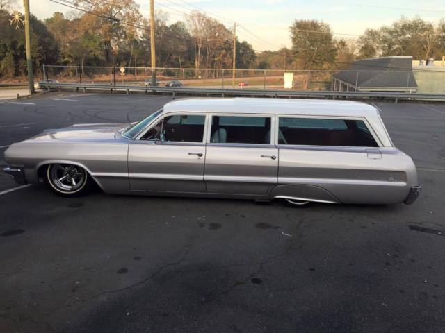 1964 chevrolet impala station wagon bagged lowrider