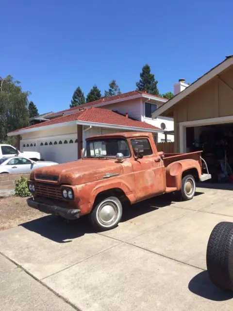 1959 ford f100, hot rod, rat rod, kustom, project
