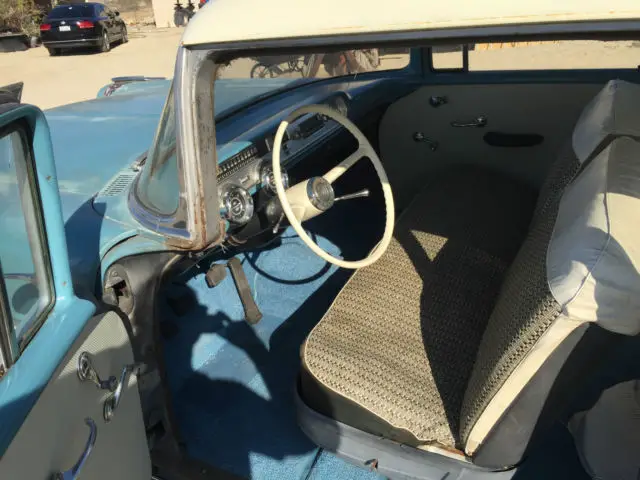 no reserve 1957 pontiac chieftain original 2 door v8 manual drive (3 on tree)
