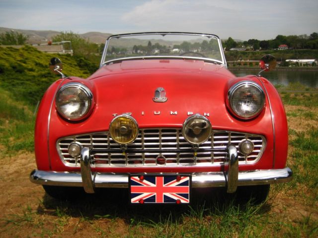 1959 triumph tr3a / nice driver quality with rebuilt engine