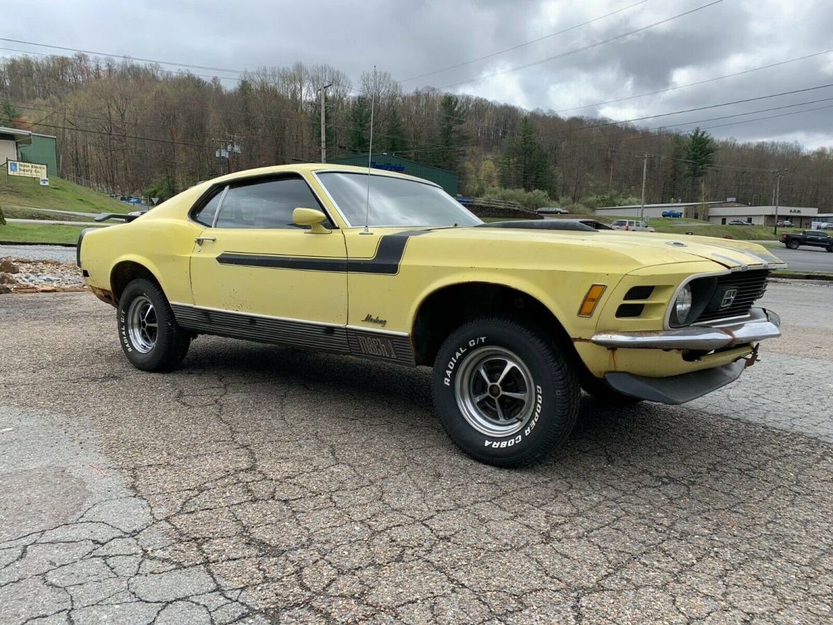 1970 ford mustang mach 1 351 4v factory 4 speed