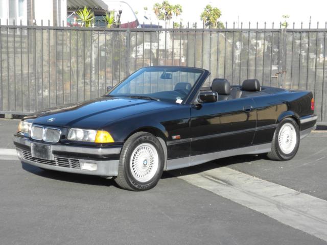 1994 bmw 325i convertible sport 5-speed low miles 99k! black on black! flawless!