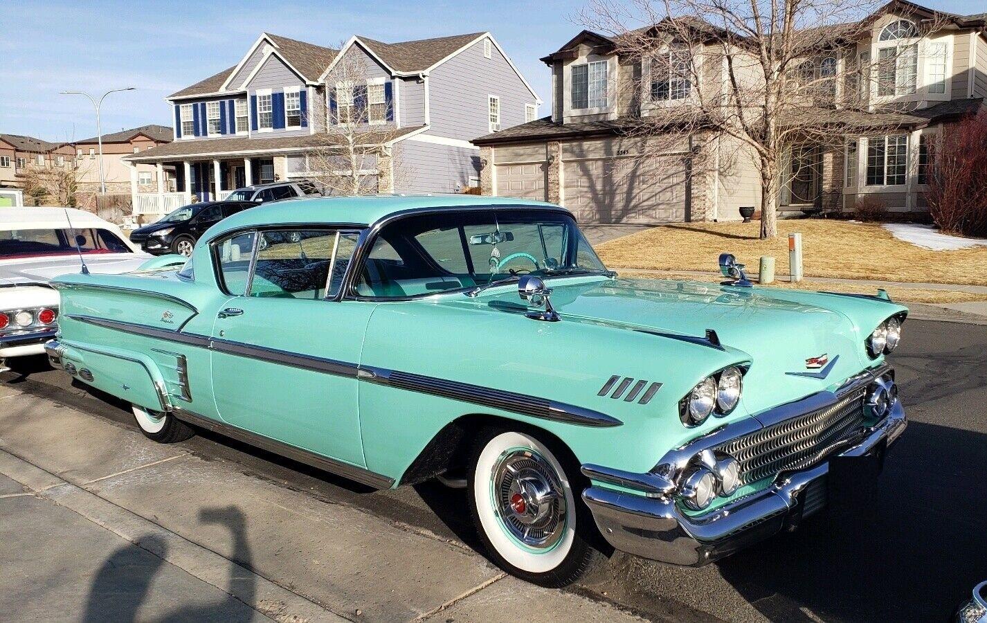 1958 chevrolet impala sport coupe restored 22965 miles