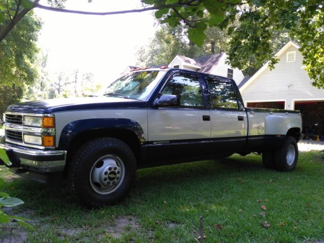 1994 chevrolet silverado dually diesel 4x4 crew cab