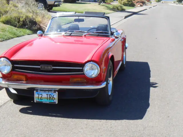 1972 triumph tr6 restored with moss supercharger ,beautiful classic ,no issues