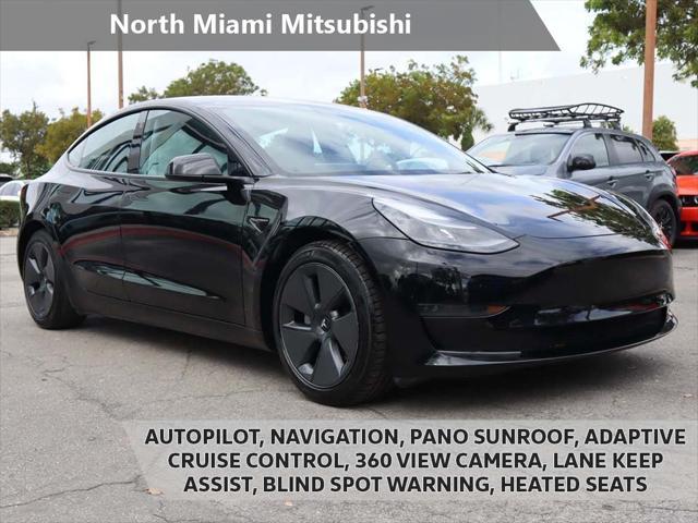 2022 tesla model 3 standard range