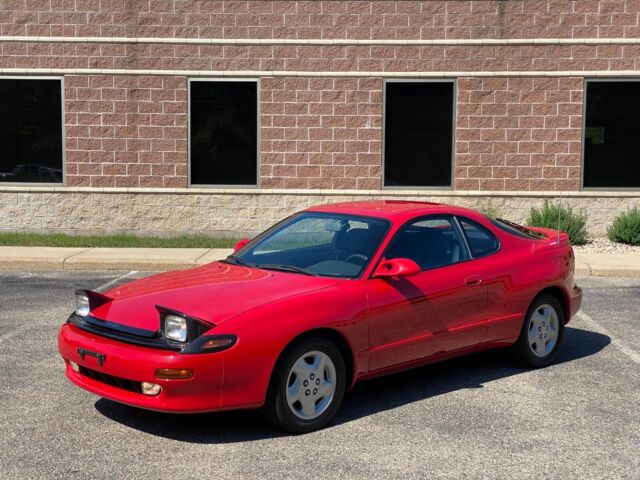 1990 toyota celica hatchback red fwd manual gt-s