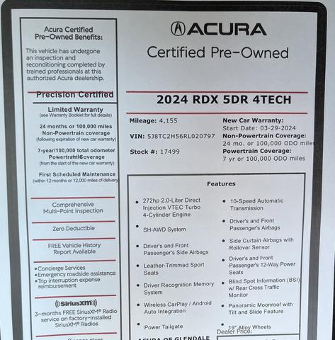 2024 acura rdx