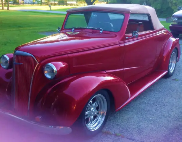 1937 chevrolet chevy cabriolet convertible rest-mod z28tpi lb9 v8 rhienbeck show