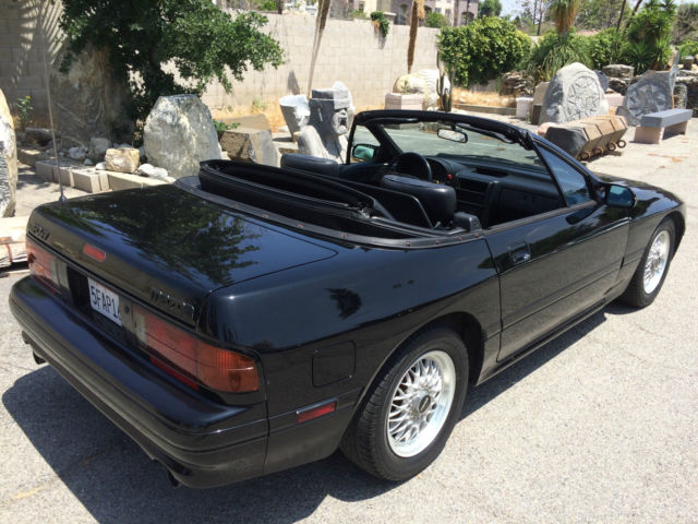 convertible black black auto garage kept corrosion free southern california lady