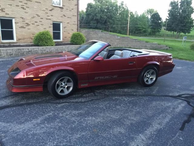 1987 iroc z28 5.0l v8 tpi 5-speed manual rare 20th anniversary edition