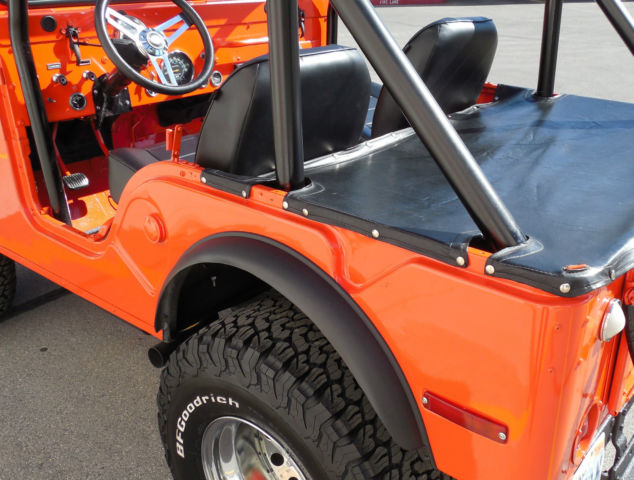 1973 jeep cj 5 restored classic chevy v8 - 4 speed - show & go ready see video