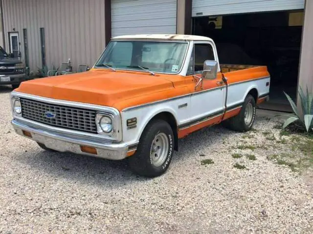 1971 chevrolet cheyenne shortbed barn find never changed it this is how it came!