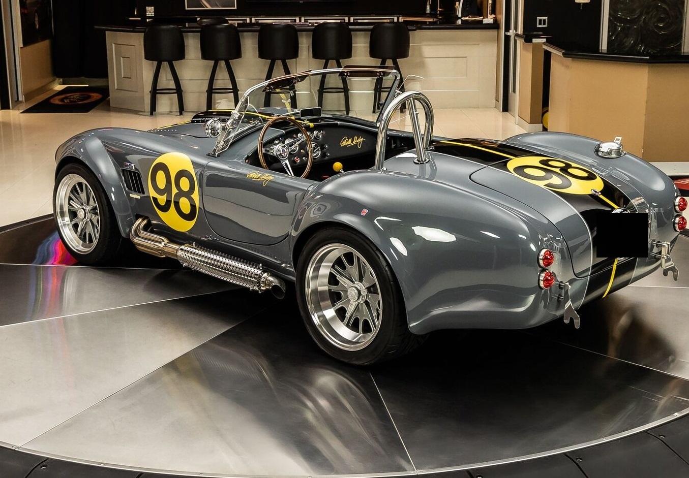 1965 shelby cobra backdraft gray 427 iconic 2382 miles