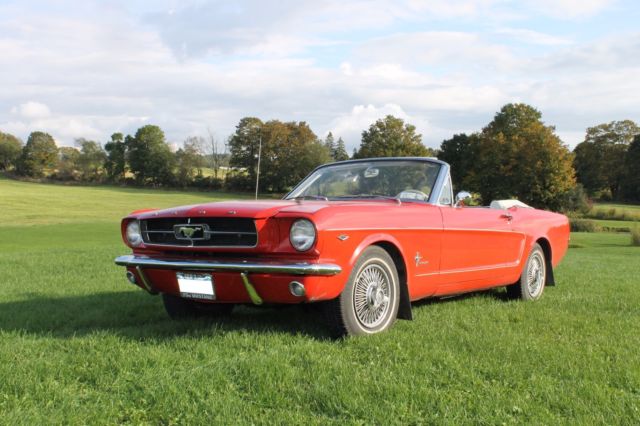 64.5 ford mustang convertible - mint condition - rare year