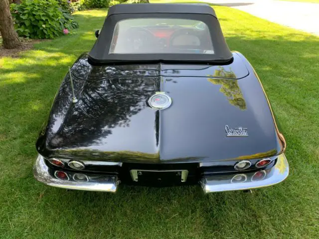 1966 chevrolet corvette convertible, 4 sp, 2 tops, 327 original, correct vin