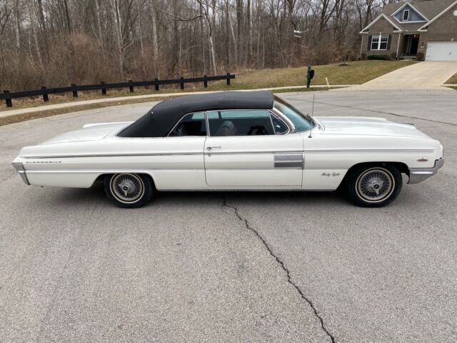 1962 oldsmobile 98 convertible white rwd automatic base