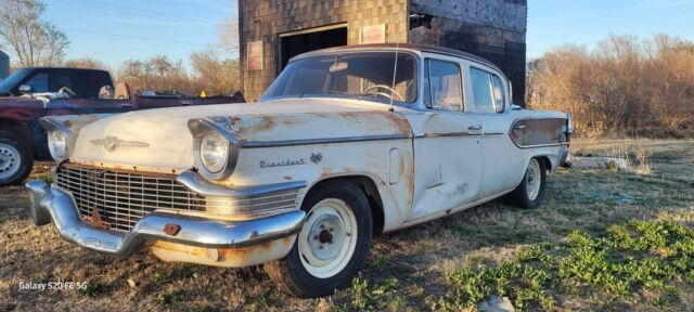 1957 studebaker president white rwd automatic