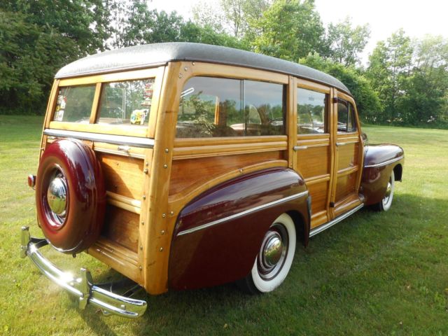 1946 ford super deluxe woodie 74k mi owned for over 25 yrs 100% solid rust free
