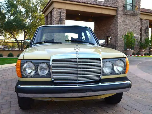 1977 mercedes-benz 300d 59,500 miles manilla beige 4-door 2.5 automatic