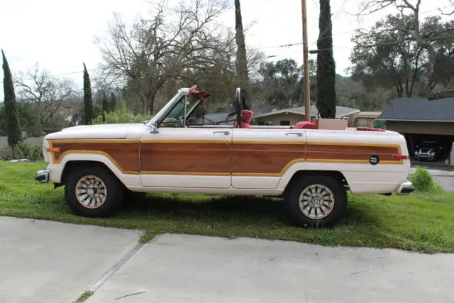 one of a kind 1986 jeep grand wagoneer convertible used in tommy hilfiger ad