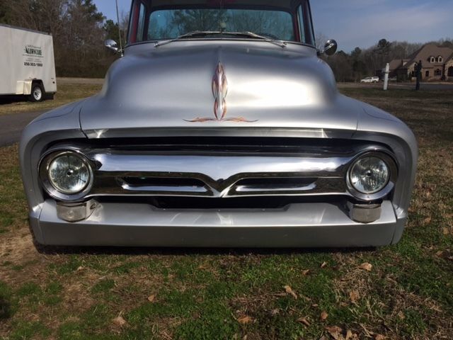 1956 ford f-100 original big back window cab swb