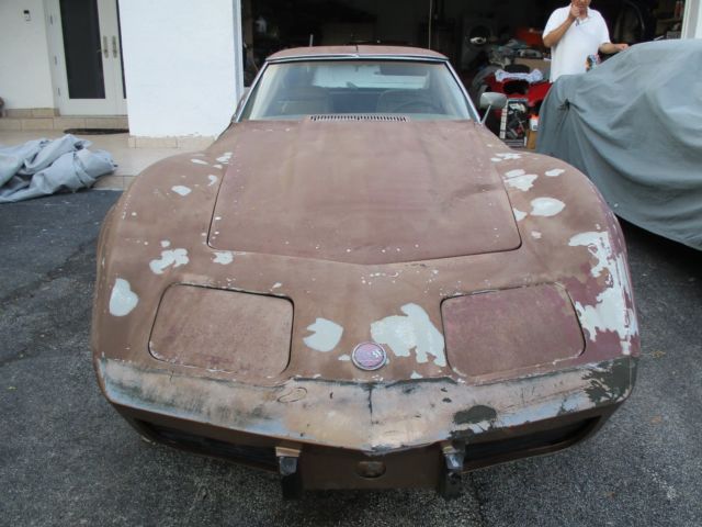 1975 corvette barn find $1 no reserve 4-speed