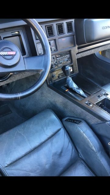 1986 chevrolet indy pace car convertible corvette rare yellow color, 44k miles!