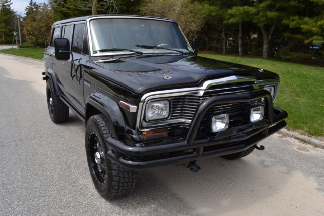 1984 jeep wagoneer with 500 hp bio diesel engine once owned by schwarzenegger !