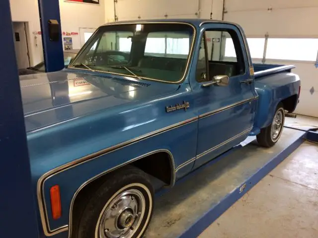 1973 chevy c-10 custom deluxe 2 wheel drive v8 survivor
