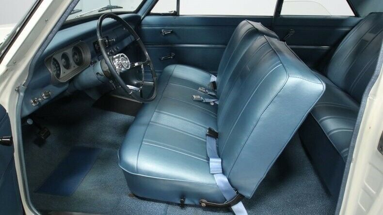 classic vintage chrome chevy 400 v8 3-speed auto transmission pearl white