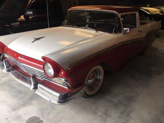 1957 ford ranchero 3 speed with factory overdrive! barn find?