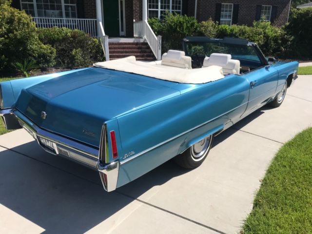 1970 cadillac deville convertible, original excellent interior
