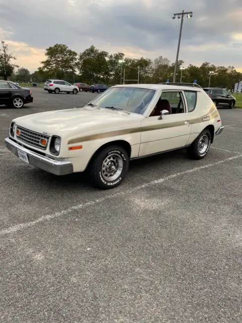 1977 amc gremlin white rwd automatic x
