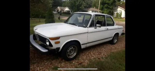 1975 bmw head turning rare classic vintage 2002 model - white beauty a bmw dream