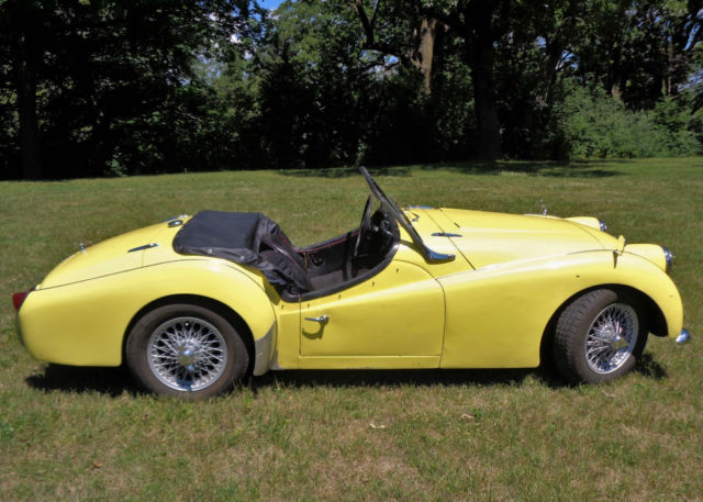 1959 triumph tr3a / beautiful car no reserve! tr3 roadster
