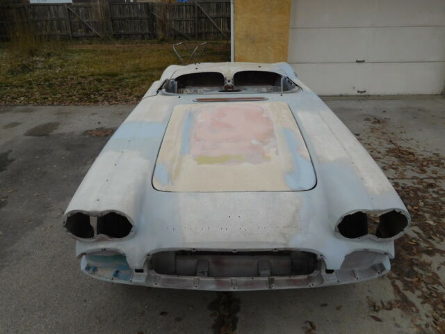 1961 corvette project with title