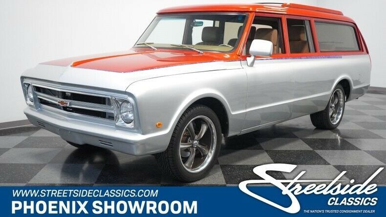 chevy restored v8 stroked auto classic vintage collector a/c receipts orange sil