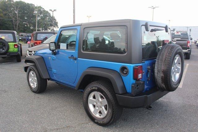 used 2015 jeep wrangler 4wd sport milford, de 19963 for sale in milford, delaware