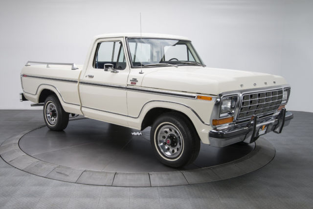 1979 ford f100 88506 miles white pickup truck 302 v8 3 speed automatic