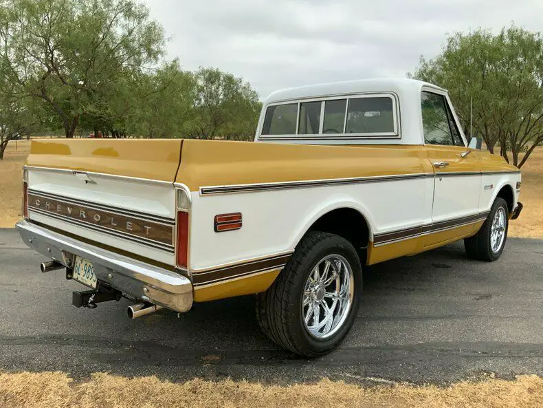 1970 chevrolet c10 swb 208 miles ochre pickup truck 350 v8 3 speed automatic