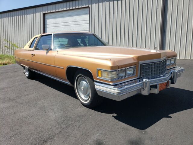 1976 cadillac coupe deville rwd runs drives a/c 1974 1975 500 big block